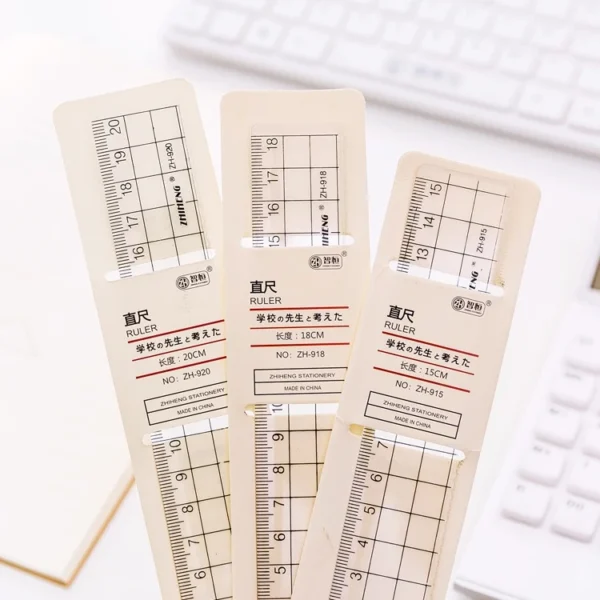 Simple Transparent Ruler 15CM