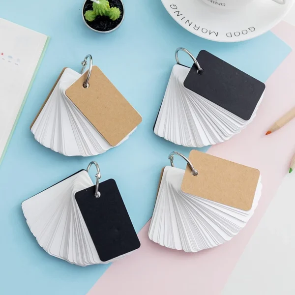 5c044026e02470cc073cd73e8aa3c8c5 Card Paper Cover Iron Ring Notepad