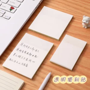 Creative Transparent Sticky Notes Set