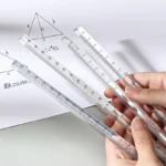 my-11134207-7quky-lerc36zs9m507c Transparent Triangular Ruler 15CM
