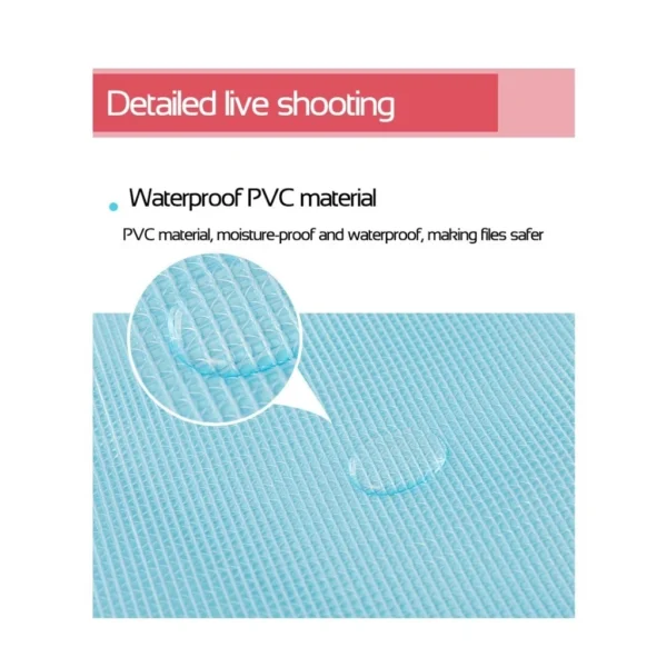 Set Of 5 A4 Mesh Zipper Bag