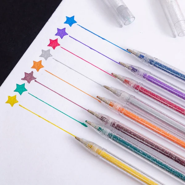 Colourful Blink Crystal Gel Pens
