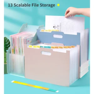 my-11134207-7r98y-lz06q5r4brkw88 13 Pockets Expanding File Folder A4