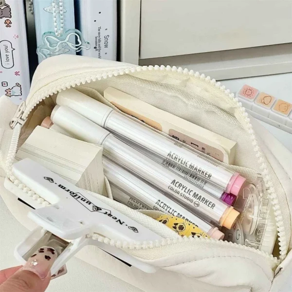 sg-11134201-7repa-m8rgkjjb6p21e7 Simple Solid Color Square Pencil Case